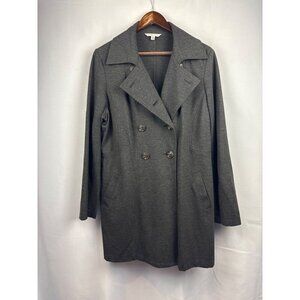 Women’s Cabi XL Black Trench Coat with Pockets